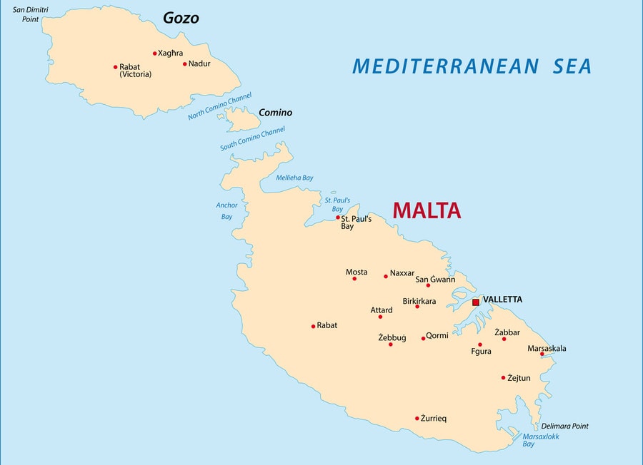 Malta permanent residence landscape