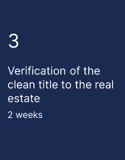 Verification of the clean title to the real estate
