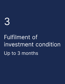 Fulfilment of investment condition