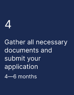 Gather all necessary documents and submit your application