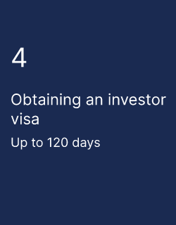 Obtaining an investor visa
