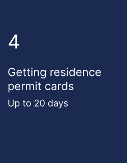 Getting residence permit cards