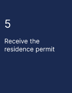 Receive the residence permit