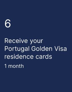 Receive your Portugal Golden Visa residence cards