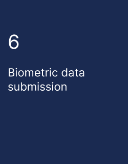 Biometric data submission