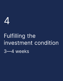 Fulfilling the investment condition