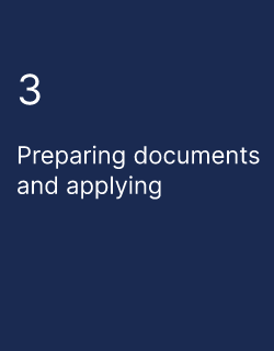 Preparing documents and applying