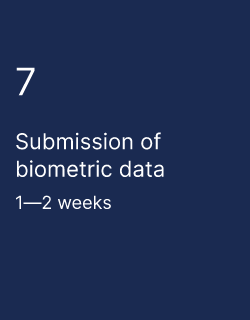 Submission of biometric data
